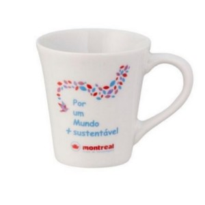 LPR Promocional - Brinde Caneca Cerâmica Tulipa 220ml Branca